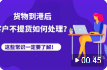 貨物到港后，客戶不提貨、退運，被拍賣，怎么辦？